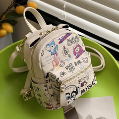 Summer Mini PU Leather Backpack for Women