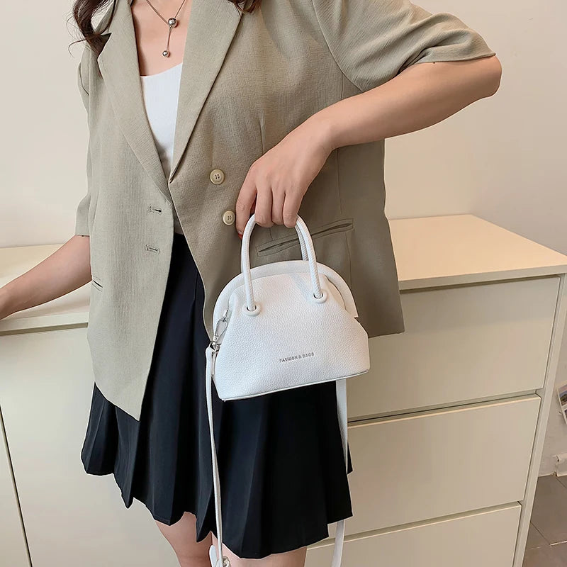 Summer Mini Tote Bag for Women High PU Shoulder Bag Crossbody Satchel