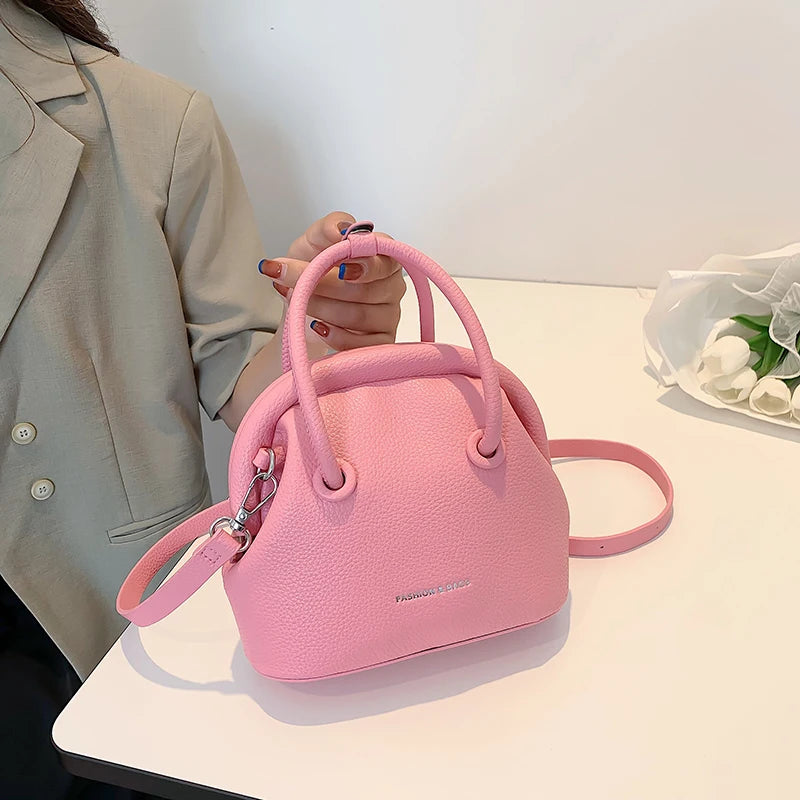 Summer Mini Tote Bag for Women High PU Shoulder Bag Crossbody Satchel