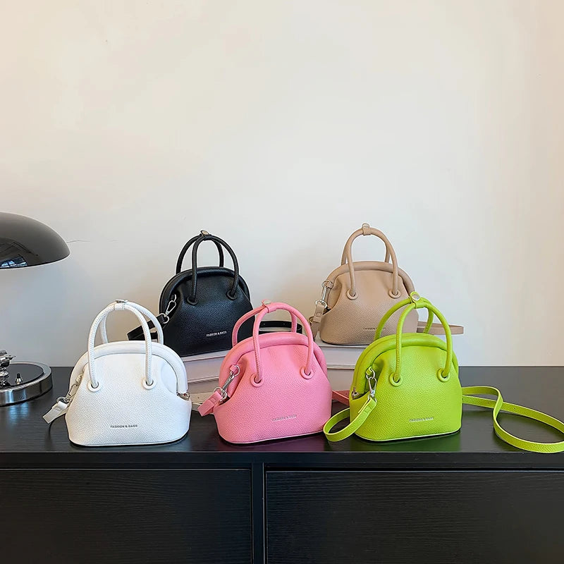 Summer Mini Tote Bag for Women High PU Shoulder Bag Crossbody Satchel
