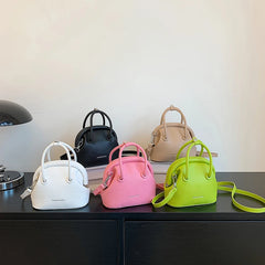 Summer Mini Tote Bag for Women High PU Shoulder Bag Crossbody Satchel