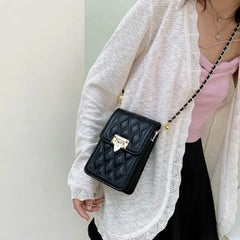 Summer Mobile Phone Bag PU Women's Messenger Bag