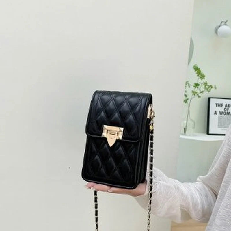 Summer Mobile Phone Bag PU Women's Messenger Bag