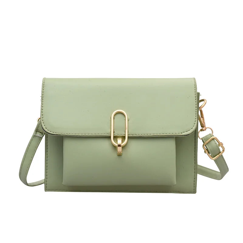 Summer Diagonal Women's Handbag Shoulder Bag Lock Small Square Crossbody Bag