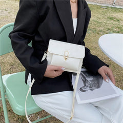 Summer Diagonal Women's Handbag Shoulder Bag Lock Small Square Crossbody Bag