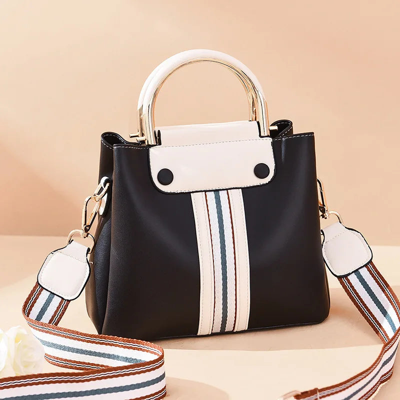 Summer Handbag Women Shoulder Messenger Bucket Bag