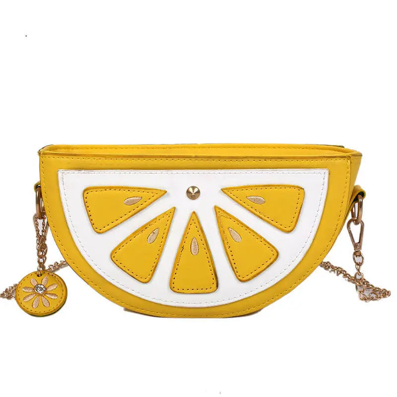 Summer Female Bag PU Leather Women Bag Fruit Packet Chain Shoulder Messenger Bag