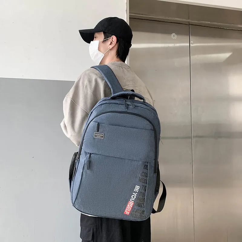 Summer Men Backpack Multi-layer School Bag For Boys Waterproof Laptop Backpacks