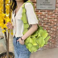 Summer Petal Bag Flower Handbags For Women Causal Shoulder Purse