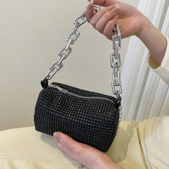 Summer Travel Shoulder Handbags Purses with Bling Diamond Small Crossbody