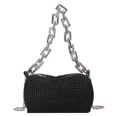 Summer Travel Shoulder Handbags Purses with Bling Diamond Small Crossbody