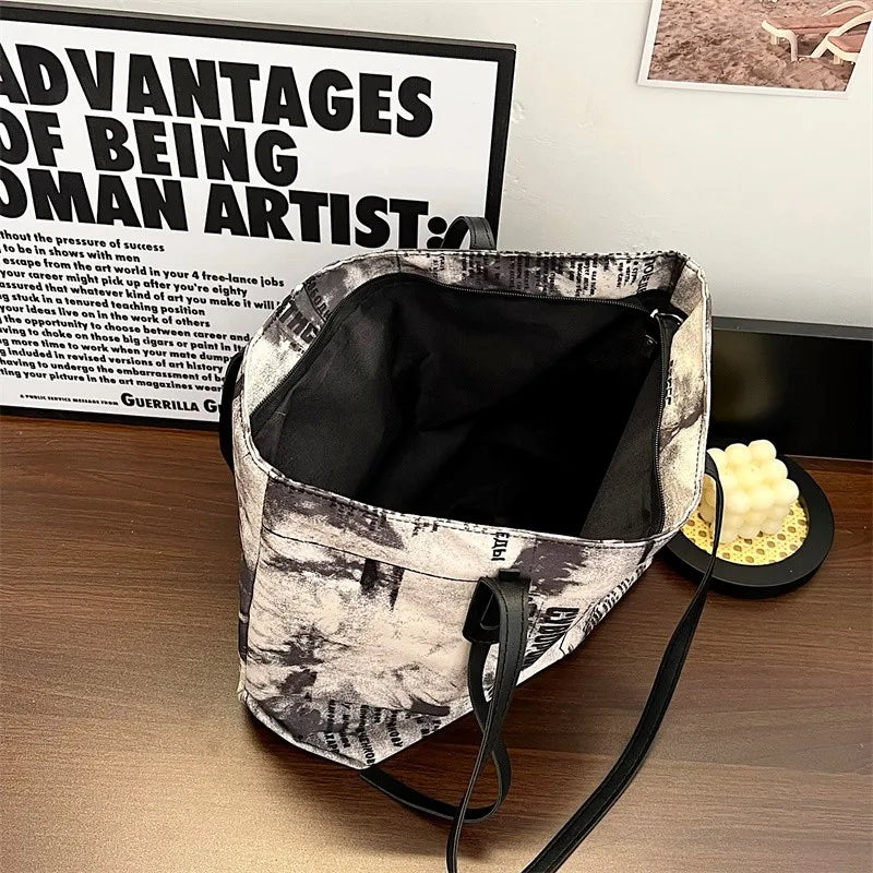 Summer Women Shoulder Bag Print Handbags For Girls Large Capacity