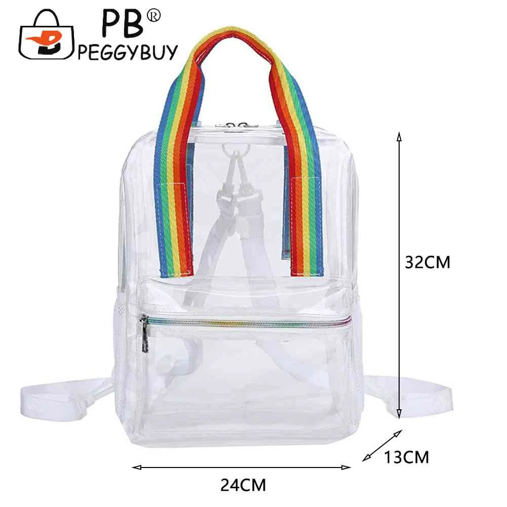 Clear Yoga Gym Bag Waterproof Outdoor Sports Fitness Handbag