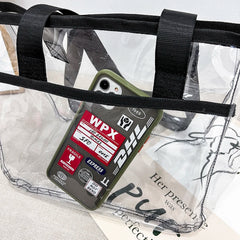 Summer Transparent PVC Handbag Large Capacity Women Shoulder Bags