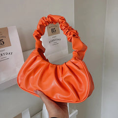Summer Pleated Cloud Bags Armpit Bag for Women
