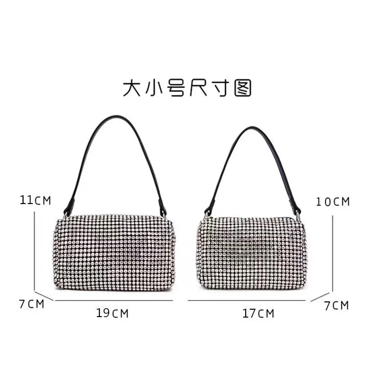 Diamond Crossbody Bag Satchel Handbag for Women