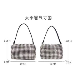 Diamond Crossbody Bag Satchel Handbag for Women