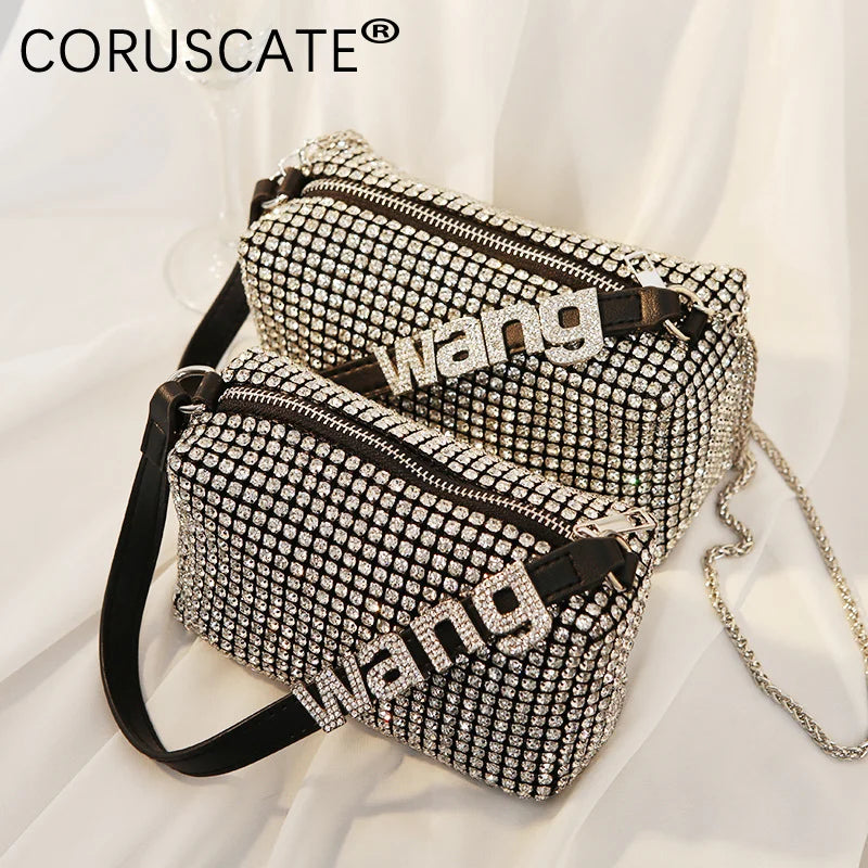 Diamond Crossbody Bag Satchel Handbag for Women