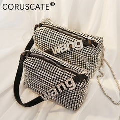 Diamond Crossbody Bag Satchel Handbag for Women