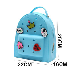 Summer Silicone Backpacks Candy Waterproof PVC School Bags