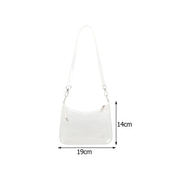 Summer Transparent Pink Shoulder Bag
