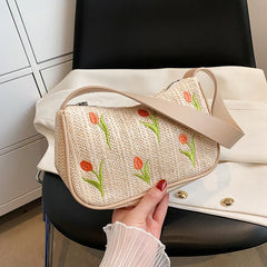 Summer Beach Shoulder Bag Ins Wild Holiday Small Square Bag