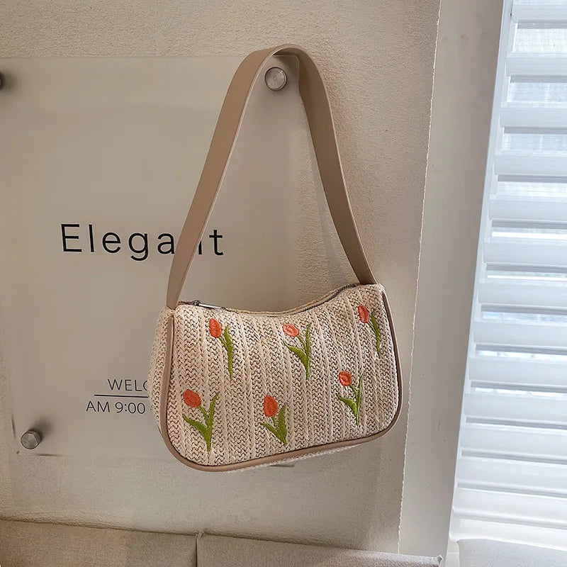 Summer Beach Shoulder Bag Ins Wild Holiday Small Square Bag