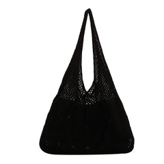 Summer Women Large Crochet Shoulder Bag Bohemian Beach Mesh Straw