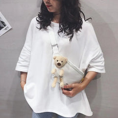 Summer Women's Chest Pack Bag Small Bag Bear Yellow Waist Bag