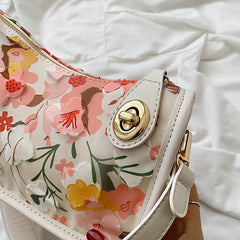 Summer Women's Shoulder Bag Floral Crossbody Handbag