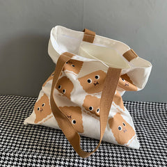 Summer Ulzzang Girl Single Shoulder Canvas Bag Ins Japanese Harajuku School Bag