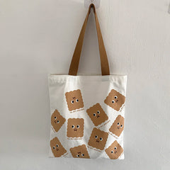 Summer Ulzzang Girl Single Shoulder Canvas Bag Ins Japanese Harajuku School Bag