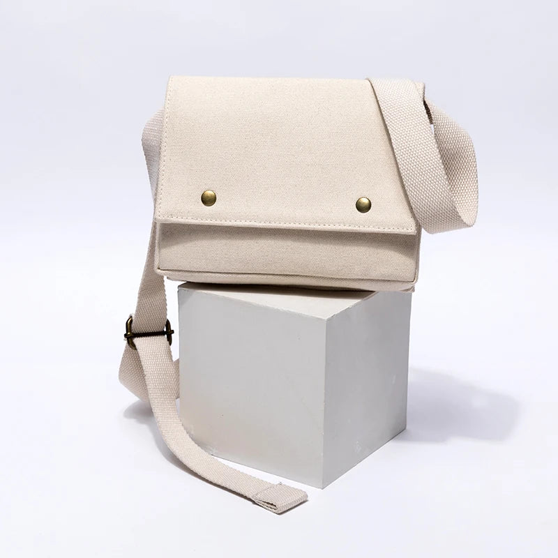 Summer Canvas Small Square Bag for Women
