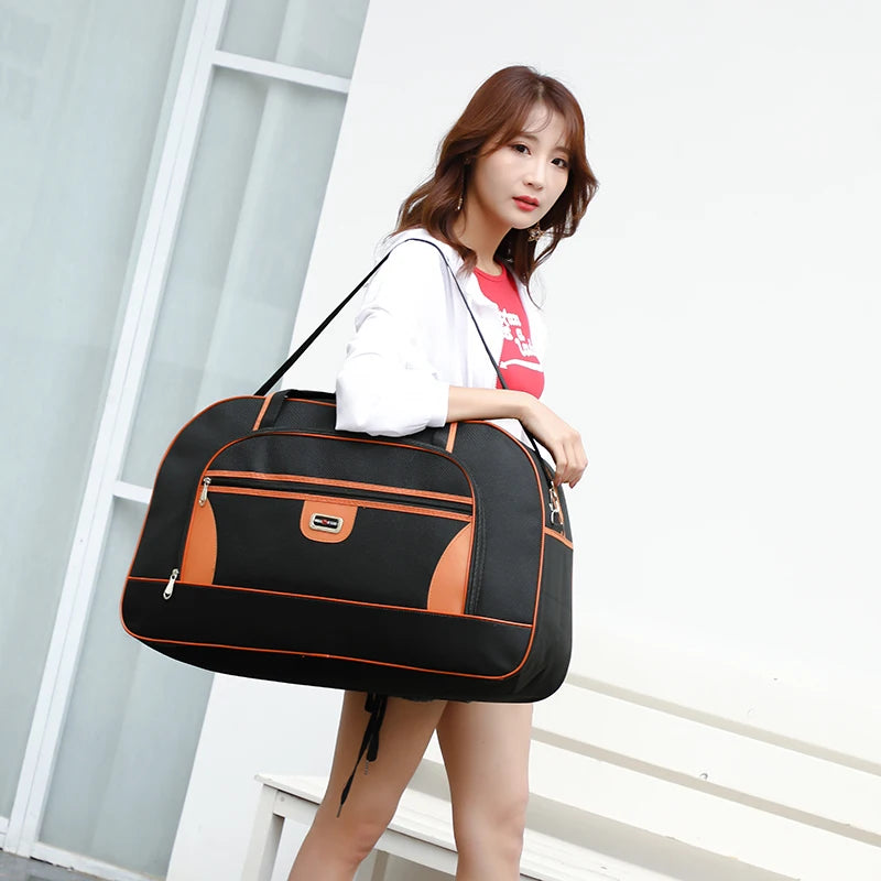 Large Capacity Waterproof Travel Bag Duffel Weekender Hand Luggage