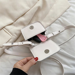 Mini Lipstick Bag PU Leather Crossbody for Women