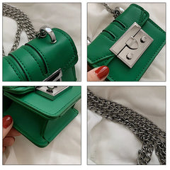 Mini Lipstick Bags PU Leather Shoulder Bags for Women
