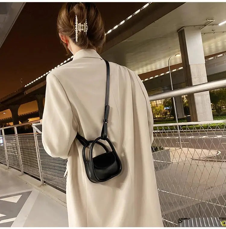 Mini Pu Leather Tote Crossbody Shoulder Bags For Women