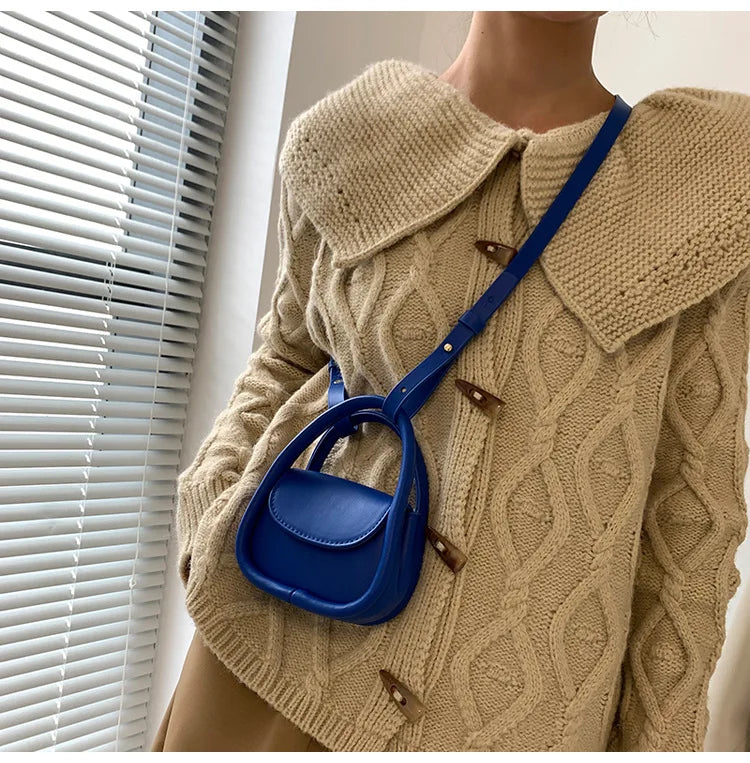 Mini Pu Leather Tote Crossbody Shoulder Bags For Women