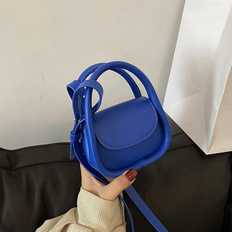 Mini Pu Leather Tote Crossbody Shoulder Bags For Women