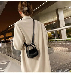 Mini Pu Leather Tote Crossbody Shoulder Bags For Women