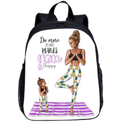 Mom Print Toddler Schoolbag Little Bog And Girl Bookbags Backpack