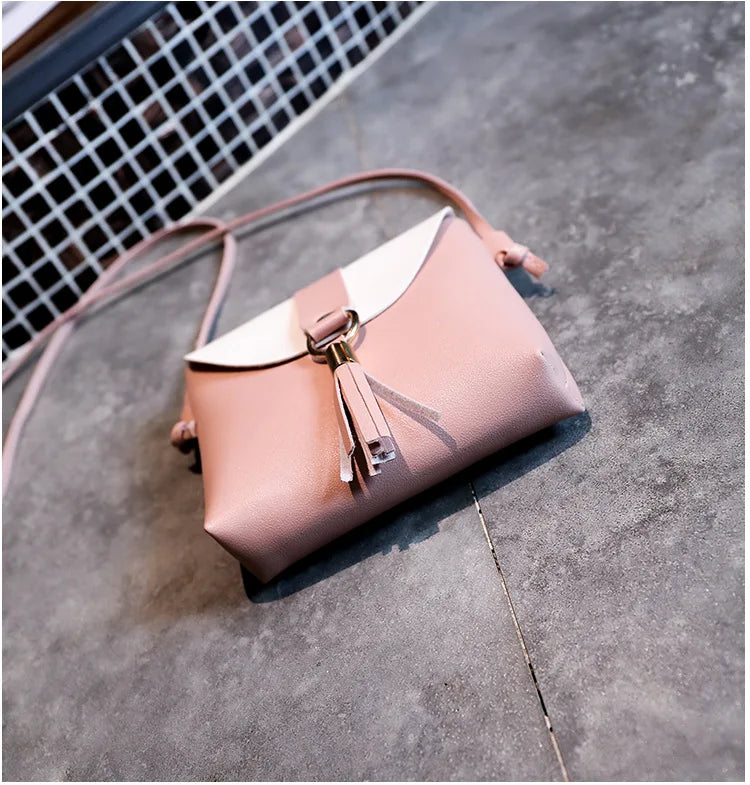 Tassel Mini Bag Women Messenger Shoulder Handbag