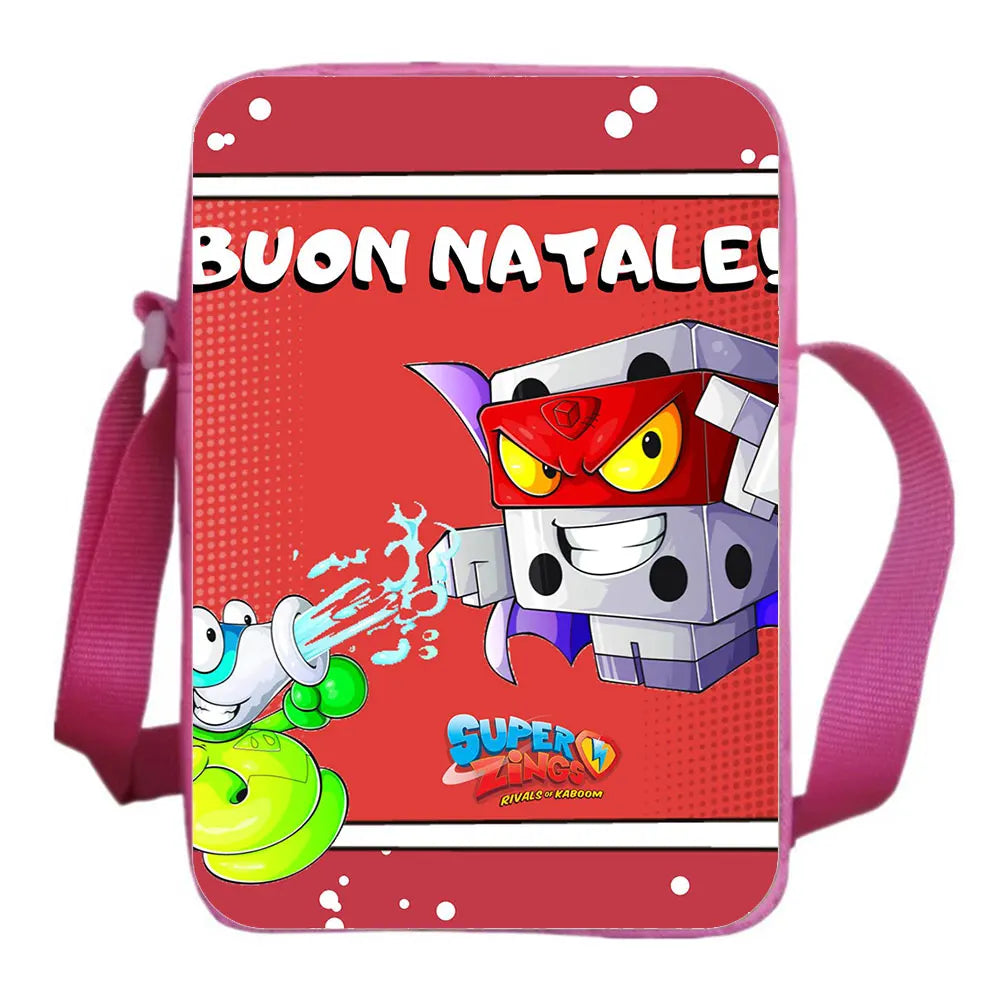 Zings Messenger Bag Nylon School Backpack Cartoon Mini Bag Phone Mochila