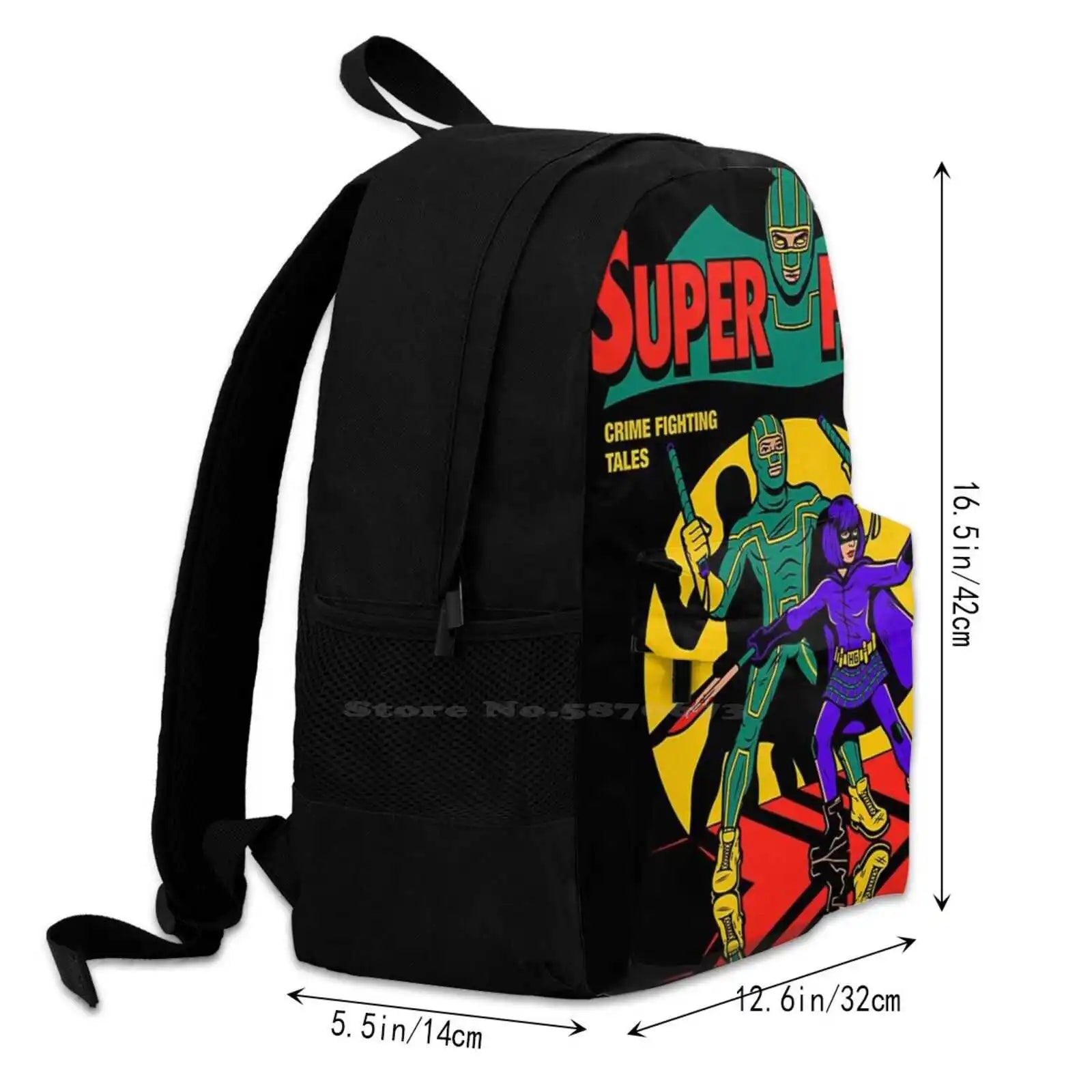 Superhero Comic Arrivals Satchel Schoolbag Backpack