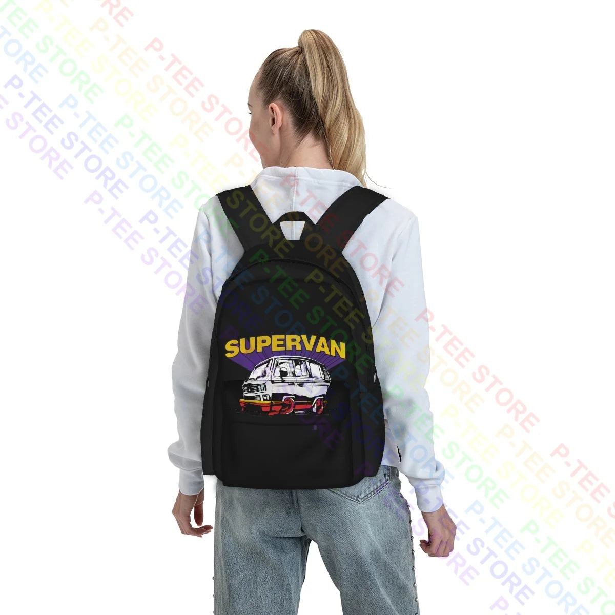 Large Capacity Backpack Shoe Bag Shopping Bag Outdoor Running