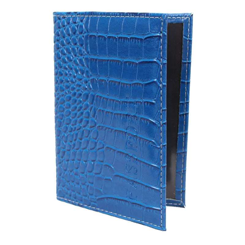 Swdvogan Crocodile Pattern Passport Holder Women's Cover