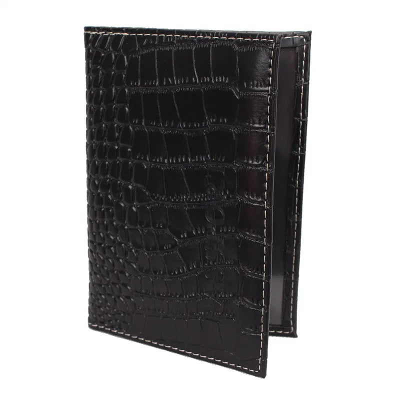 Swdvogan Crocodile Pattern Passport Holder Women's Cover