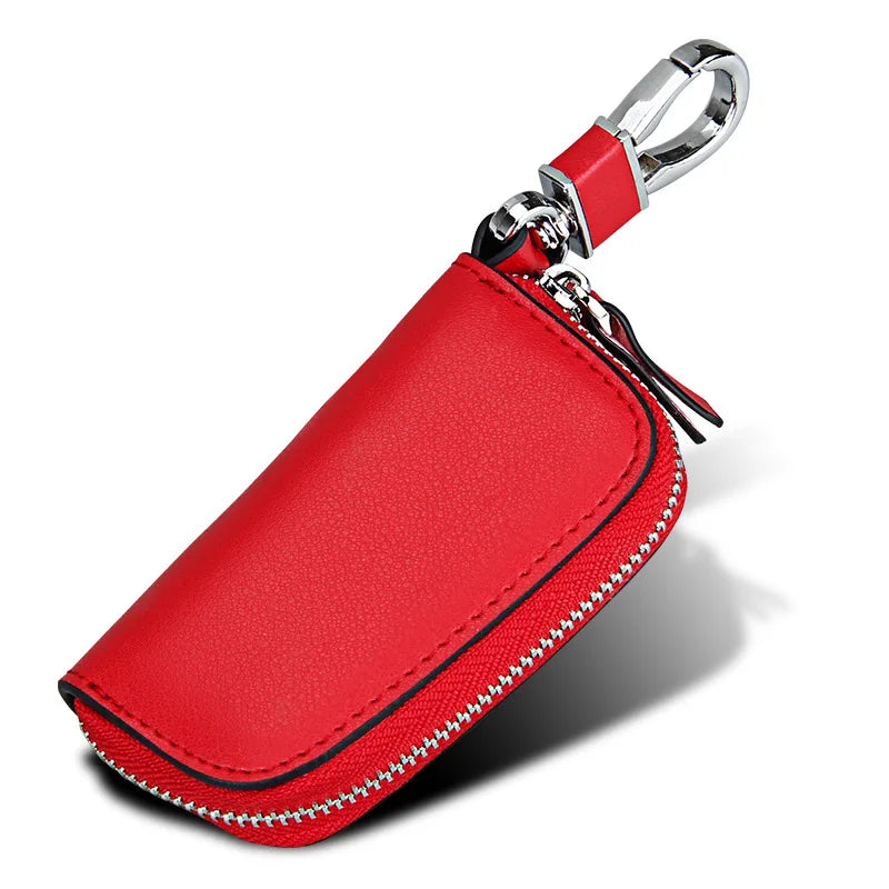 Swdvogan Women's Leather Car Key Holder - 6 Colors
