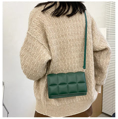 Women Diamond Quilted Bag Candy Colors Small Travel Clutch