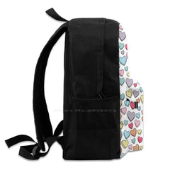 Sweetheart Pattern Large Capacity Backpack Laptop Travel Bags